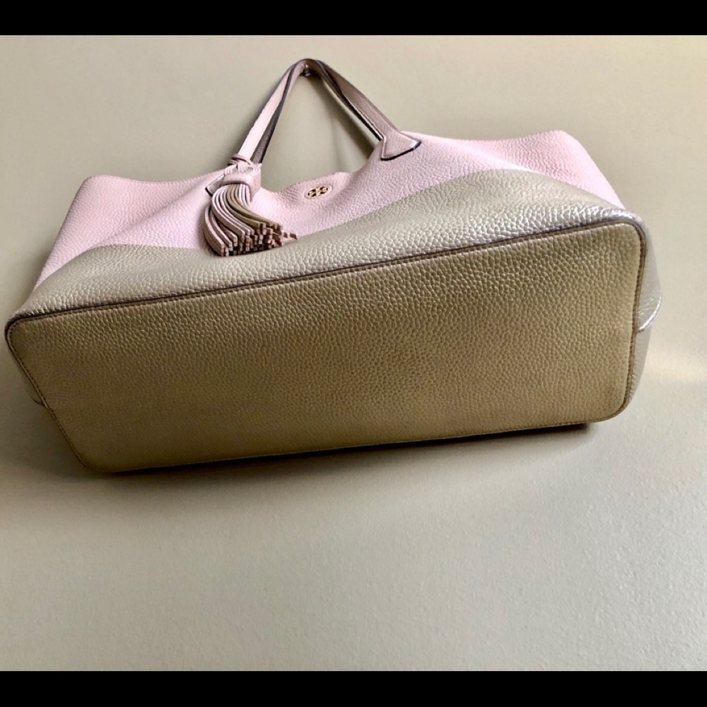 Tory Burch Color-Block Perry Tote - Picture 7 of 14